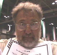 Jim Eliott with his AIR-Austin certificate